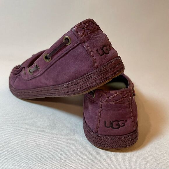 UGG Australia Women Drina Loafer Moccasin Size 8.5 Raspberry - Picture 9 of 10